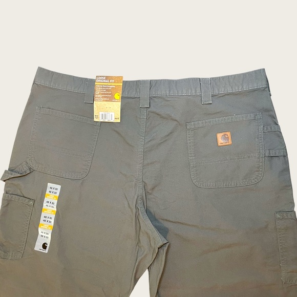 Carhartt - Canvas Work Dunagree / Loose Fit Original - Gray - 46x30 - Picture 6 of 8